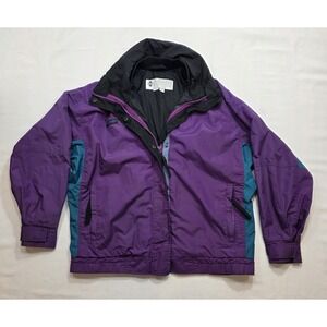 Columbia Sportswear Women's Full Zip Purple Jacket. Size M